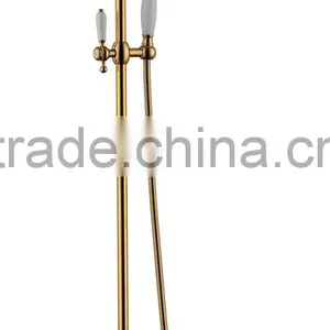 Modern Design Rain Shower Faucet Set With Sliding Bar thumbnail-4