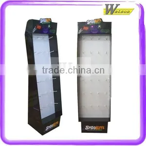 Recycled Material Advertising Promotion Corrugated Paper With Hook Peg Display Stand for Hair Care thumbnail-1
