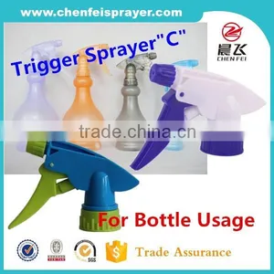 Chinese Supplier Hot Sale Hand Trigger Sprayer Plastic Trigger Gun Series C Dosage1.2ml for Bottle Usage in Custom Color thumbnail-1