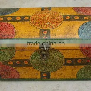 Chinese Antique Tibetan Delicate Storage Box thumbnail-1