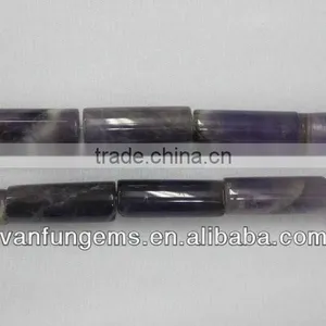 Gemstone Dog-teeth Amethyst Cylinder Shape thumbnail-1