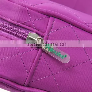 Nylon Quilted Cosmetic Travel Bag thumbnail-4