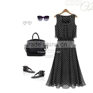 2015 Middle Aged Woman Fashion Dress thumbnail-5