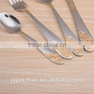 Gold Plated Fork Knife Sets With Stainless Steel 430 Material and Low Price thumbnail-5