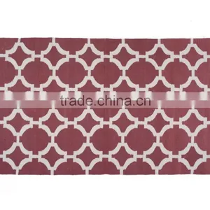 Cotton Woven Hooked Area Rug thumbnail-1