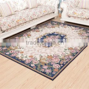 High Quality 100% Polyester Embroidered Handcraft Carpet_Qinyi thumbnail-1