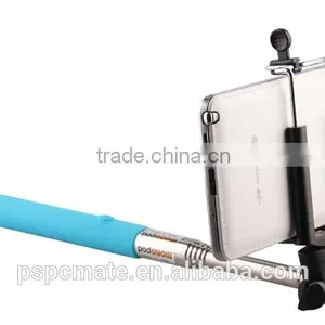 Extendable Handheld Selfie Stick With Cable Wired Remote Shutter Selfie Stick Telescopic Holder Different Color for Choice thumbnail-6