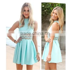 New Designs Elegant Summer Sexy Sleeveless Dress for Women/ Quality Choice thumbnail-4