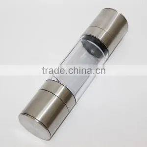 Stainless Steel Black Pepper Mill Salt and Pepper Mill Spice Grinding Mill Salt and Pepper Grinder thumbnail-3