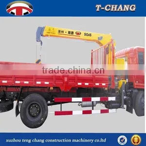 Best Price Sale SQ4SA2 Swivel Manual Boom Small Crane for Tractor/tyre Mounted Crane Machine for Sale 4ton Lifting Crane thumbnail-2