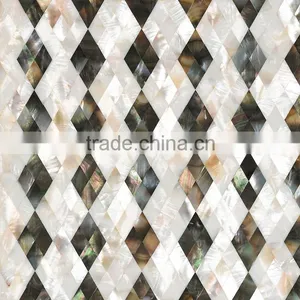 Blacklip Sea Shell Mosaic Mix Freshwater Mother of Pearl Mosaic Panel thumbnail-1