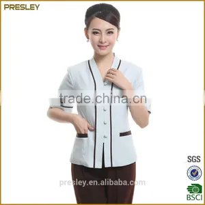 Comfortable Wear Resistant Restautant Women Cleaning Uniform for Hotel thumbnail-1