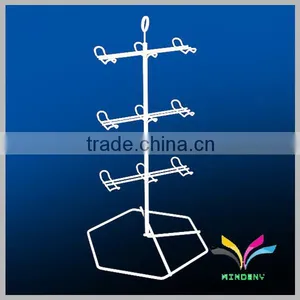 China Manufacturer Sturdy Flooring Detachable Wire Retail Rotating Display Rack thumbnail-1