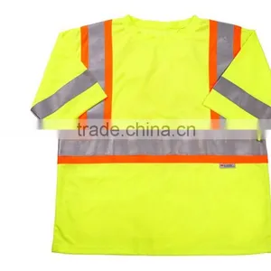 3m Hi-Vis Reflective Tape Safety Work Shirt 2016 Newest 100% Polyester thumbnail-1