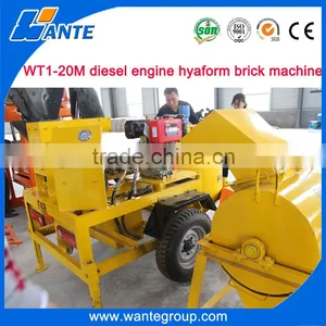 WT1-20M Interlocking Brick Making Plant,brick Machine With Mixer thumbnail-4
