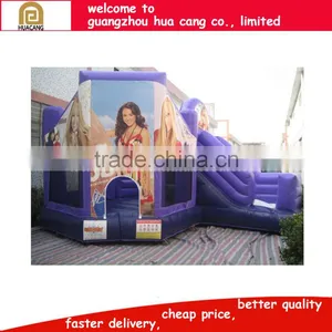 Certificated Durable Colorful Inflatable Bouncer With Slide thumbnail-1