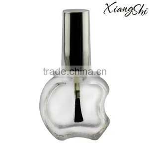 Brown/clear Glass Gel Nail Polish Bottle With Different Caps thumbnail-1