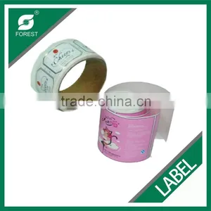 PRIVATE LABEL MANUFACTURING CUSTOM ROLL ADHESIVE LABEL, WATERPROOF SELF ADHESIVE PAPER LABEL thumbnail-2