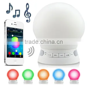 Portable Mini Bluetooth Speaker Night Lamp With Alarm Clock Function thumbnail-2