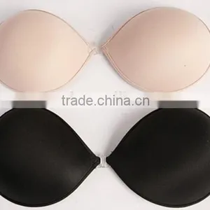 Fashion Design Bra Sexy Women Push Up Strapless Invisible Sponge Fabric Bra thumbnail-1