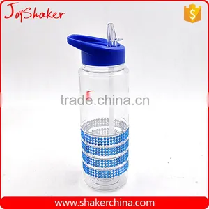 BPA Free Straw Bottle Plastic Diamante Sport Water Bottle thumbnail-1