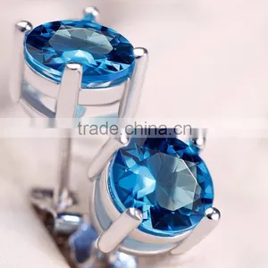 Custom Cheap Diamond Earrings Stud For Men ,925 Sterling Silver Mens Diamond Earring thumbnail-3