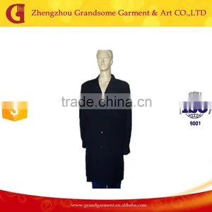Black Lab Coat With Elastic Cuff thumbnail-1