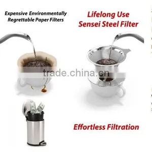 Pour Over Filter Clever Drippers 304 Stainless Steel Metal Coffee Dripper thumbnail-6