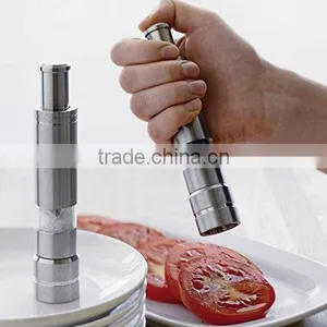Mini Stainless Steel Black Pepper Grinder thumbnail-1