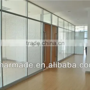 V84 Series Used Office Wall Partitions / Clear Glass Partition Wall / Office Partition Walls / Aluminum Profiles Quality Choice thumbnail-6