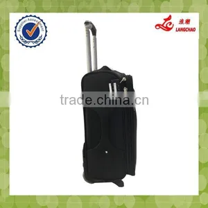 2015 EVA Fabric Material Black Most Popular Built-in 2 Wheels Luggage thumbnail-3
