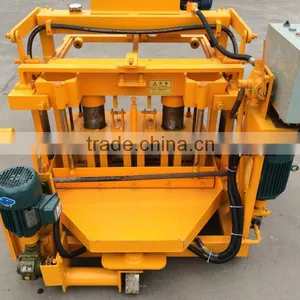QT40-3A Moving Hollow Block Making Machine Cement Egg Laying Brick Machine Price thumbnail-1