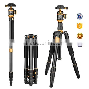 Q888 Aluminum Portable Tripod for Digital Dslr Video Film Shooting Camera Tripod Stand With Panoramic Ballhead Tripod Bag thumbnail-1