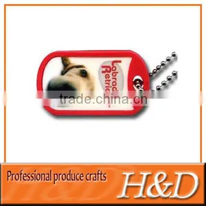 Nickle Plated Zinc-alloy Pets Dog Tag Blank thumbnail-1
