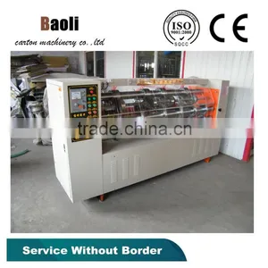Corrugated Cardboard Slitter Scorer Machine/Korrugerad Kartong Slitter Scorer Machine thumbnail-5