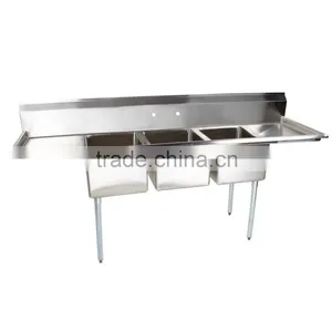 Commercial Compartment Sink With Compartments thumbnail-3