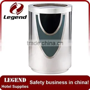 Stainless Steel Garden Dustbin for Hotel thumbnail-5