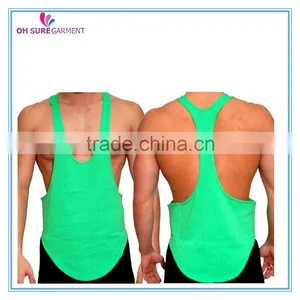100% Cotton Mens Gym Singlet Bodybuilding Singlet thumbnail-1