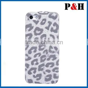 Smooth Surface Protective New Case for Iphone Leopard Flip pu Leather Case Cover thumbnail-1