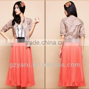 Ladies Latest Design Fashion Jackets and Skirt Set thumbnail-1