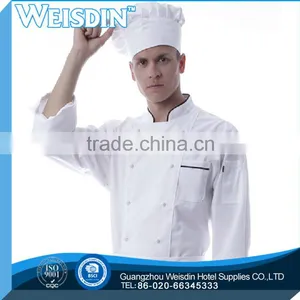 Mandarin Collar Short-sleeve Chef Coat thumbnail-2