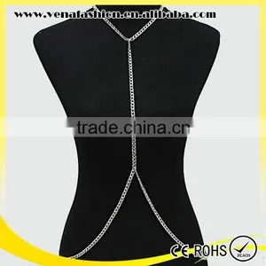 Chain Strap Body Chain Dress, Body Chain Jewelry for Women thumbnail-3