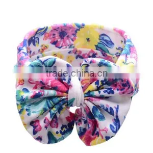 Kids Baby Girls Toddler Cotton Bowknot Headband Hair Band Headwear Accessories thumbnail-5