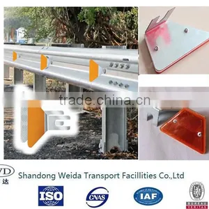 Visible Warning/ PMMA Material Guardrail Attached Reflectors thumbnail-5