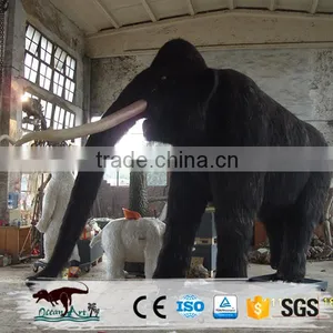 OA3020 Museum Life Size Artificial Animatronic Mammoth thumbnail-3
