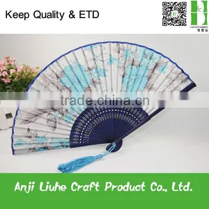 Vivid Flower Silk Hand Fan for Souvenir thumbnail-1