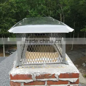 Chimney Cowl Clay Chimney Cap Custom Made Stainless Steel Chimney Cap 8'', 10'', 12'' Rain Cap thumbnail-5