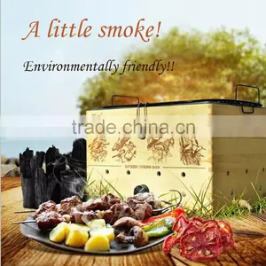 Industrial Outdoor Kebab Smokeless Charcoal BBQ Grill thumbnail-1
