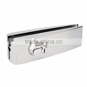 Glass Double Door Clamp Lock Patch Fitting Locking Hardware Quality Choice thumbnail-2