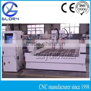Two 4.5KW Spindles Stone Engraving CNC Machine With 1500*3000mm Working Area, NC Studio Controller thumbnail-1